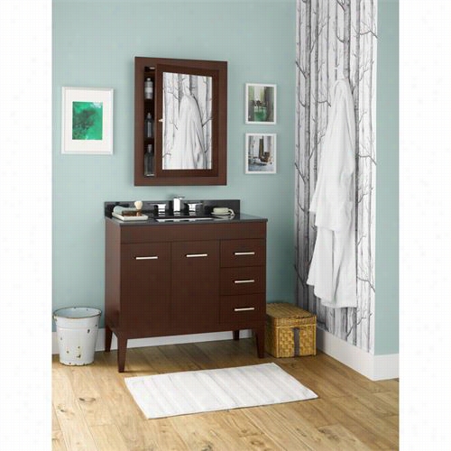 Ronbow Venus-36in-vanity Venus 36"" Avnity In Dark Cherry  (complete Set)) - Vanity Top Included