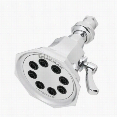 Speeakman S-3019 Anystream Vintage 8 Jet Mult Ifunction Showerhead In Polished Chrome