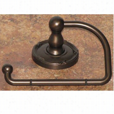 Top Knobs Ed4orbe Edwardian Bath Tissue Hook With Ribbon Backplate In Oil Rubbed Bronze