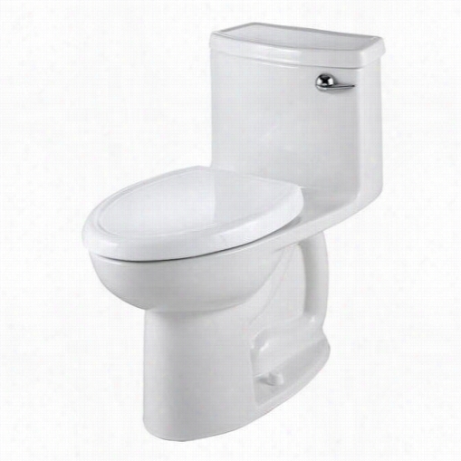 Anerican Standard2403.813.020 Compact Cadet 3 Flowise One Drama Toilet In White Ith Seat