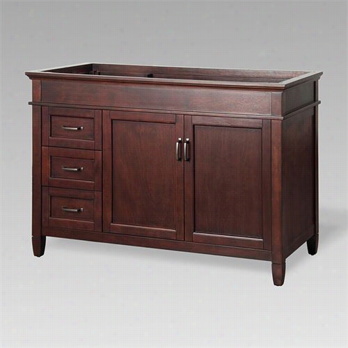 Foremost Asga4821d Ashbun 48"" Left Drawer Vanity Cabinett Only In Mahogaany