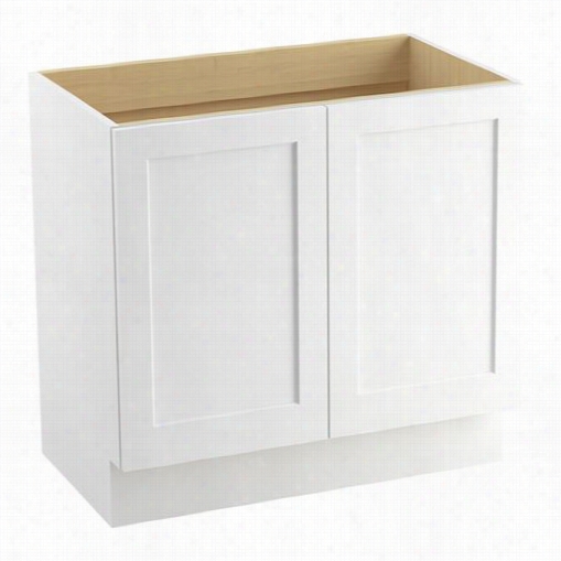 Kohler 99531-tk Poplin 36"" Toekick Vanity Cabinet Oly With 2 Doors