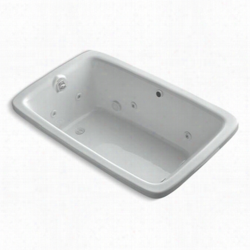 Kohler K-1158-h2 Bzncroft 66"" X 42"" Drop-in Whirlpool Bath With Heater Without Trim