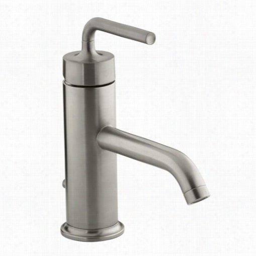 Kohler K-14402-4a Purist Single Control Bathroom Faucet Wwith Straight Lever Handle