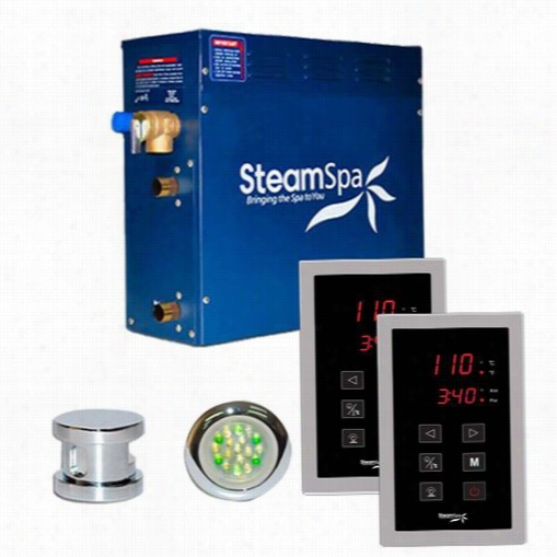 Steamspa Ryt750ch Royal 7.5kw Touch Pad Steam Generator Package In Chrome