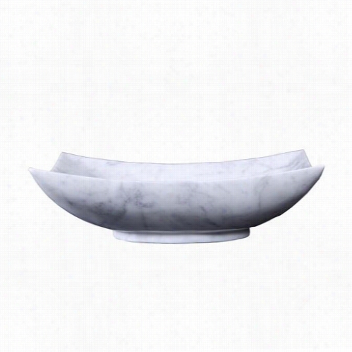 Virtu Usa Vst-2103-bas Nepehle Vessel Fall  In Bianco Carrara