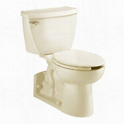 American Standar D2878.100.021 Yorkville Flowse Right Height Two Piece Elongated Toilet In Bone