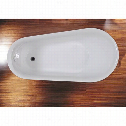 Aquatica Purescape036 Purescape 70-3/4"" Ova1 Freestandijg Acrylic Bathtub