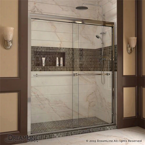 Dreamline Dl-6950r Duet 30&quuot;&uot; X 60"" Right Drain Single Threshold Base Shower Package