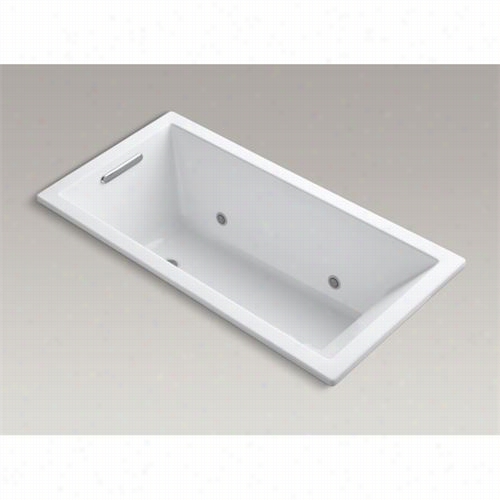 Kohler K-1167-vbcw Underscore 60"" X 30&q Uot;" Drop-in Vibracousticc Bath Tub With Bask Heated Surf Ace And Chromatherapy
