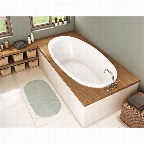 Pearl 103571-085 72"" Cs 6366 True Whirlpool Soaking Tub With Air Switch