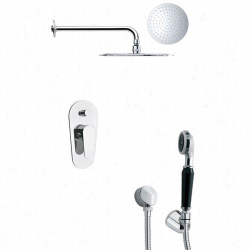 Remer Byn Humble'5 Sfh6132 Orsin O15-5/9""  Sleek Shower Faucet Set In Chroem With Hand Shower And 12-3/5""h Diverter