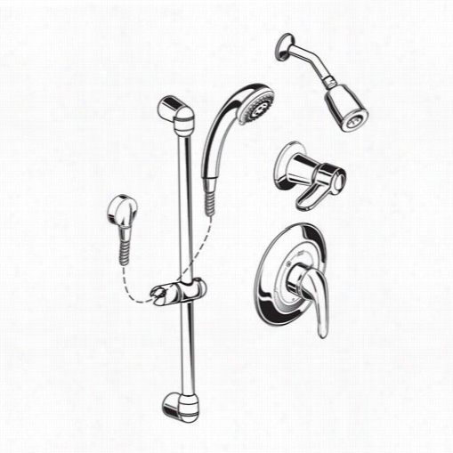 American Standard 1662213.002 Commercial 1.5 Gpm Shower System Kit