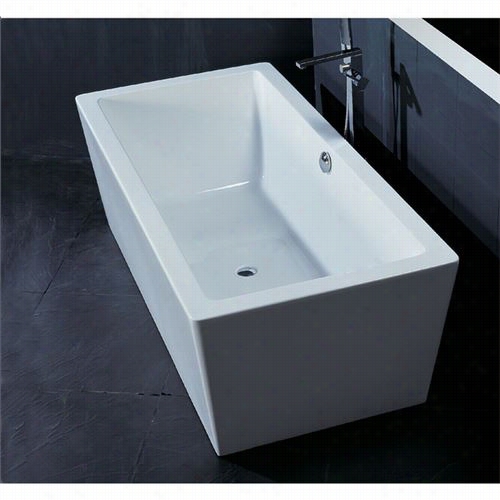 Aquatica Purescape026c Purescape 70-3/4"" Freestanding Acrylic Bathtub