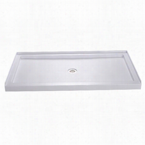 Dreamline Dlt-1134420 34""d X 42""w Center Drain Single Threshold Sshower Base