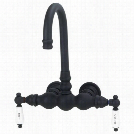 Elizabethan Classic Ectw59 Double Ha Ndle Claw Foot Tub Faucet Without Haand Shower