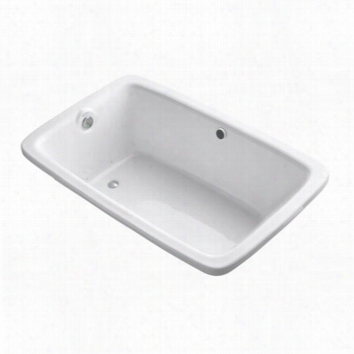 Kohler K-1158-gw Bancroft 66"" X 42"" Distil In Bath With Bask Heated Surface And Reversible Drain