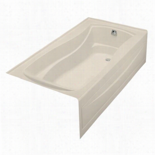 Kohler K-1257-gra Mariposa 72"" X 36"" Alcove Whirlpool Bath Wth Itnegral Apron And Right Hand Drain