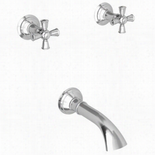 Newport Rbass 3-24405 Double Handle Tub Filler With Tub Spout And Mtap Cross Handles