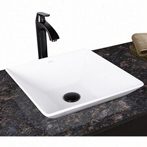 Viogvgt1018 Matira C Omposite Sink And Lunus Bathroom Vesseel Faucet In Antiqu Rubbed Bronze With Pop Up