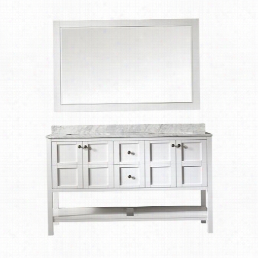 Vinnova 713060 Florene 60&auot;" Vanity With Mirror - Vanity Top Included