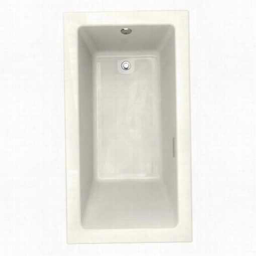 Americna Standard 2938.068c-d0.222 Studio 66"&uot;x36"" Everclean Air Bath In Cloth Of Flax With Zero Edge Profile