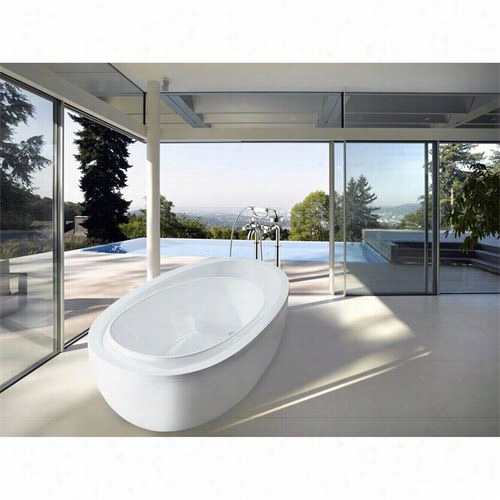 Aquatica Purescape316 Purescape 70-3/4"" Freestanding Acrylic Bathtub