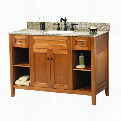 Foremost Tria Exhibit 49""w Vanity In Ricch Cinnmaon - Vanity Top Included