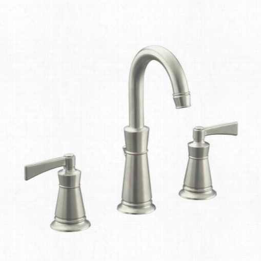 Koh Ler K-11076-4-nb Archer Bathroom Faucet With 8"" Centersv Ibrant Brushed Nickel