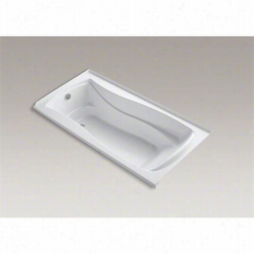 Kohler K-1257-glw Mariposa7 2"" X 36"" Three Sided  Integral Flange Bath With Left Hanx Drain A Nd Bask  Heated Surface