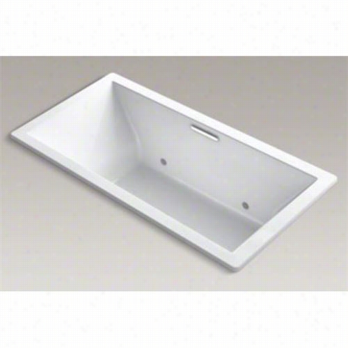 Kohler K-1835-vbc Underline 72"" X 3"" Drop In Bath With Cener Sewer And Chromatherapy, Vibracoustuc