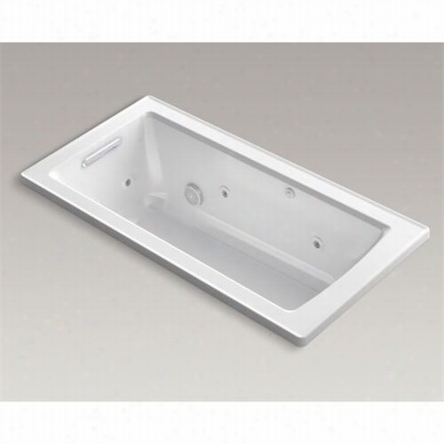 Kohler K-1947 Archer 60"&uot;  30"" Drop-in Jetted Whirlpool With Left Hand Drain