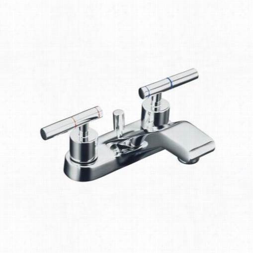 Khler K-8201-4 Taboret Ccenterset Bathroom Faucet With Lever Handles