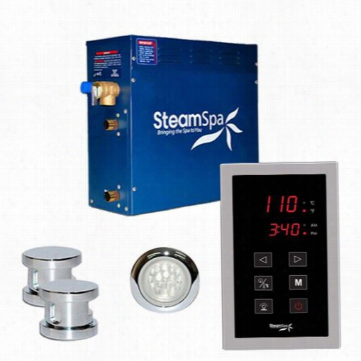 Steamspa Int1050ch Indulgence 10.5kw Ttouch Pad Steam Generator Package In Chrome