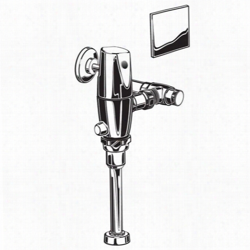 American Standard 6061051.0 02 Selectronic Exposed Ac Urinal 0.5 Gpf Flush Valve In Polished Chrome