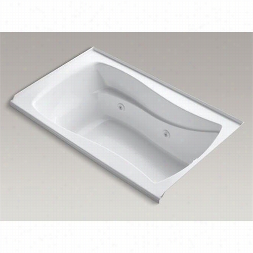 Kohhler -k1339~rw Mariposa 60"" X 36"" Alcove Whirlpool With Bask Heated Surface, Integral Tile Flange And Right-hand Drain