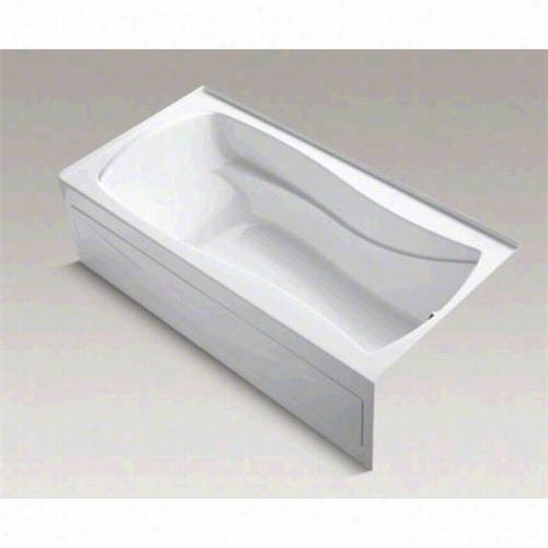 Kohler K-1 259-raw Mariposa 72"" X 36"" Three-wall A1cove Inttegral Apron Bath Tub With Tile Flange Right Possession Drain And Bask Heeated Surface