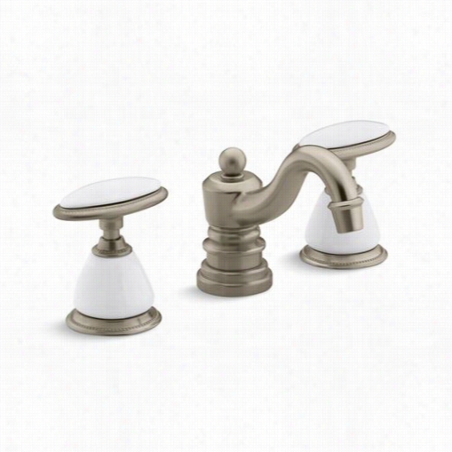 Kohler K-280-9b Antique Widespread Bathroom Faucet