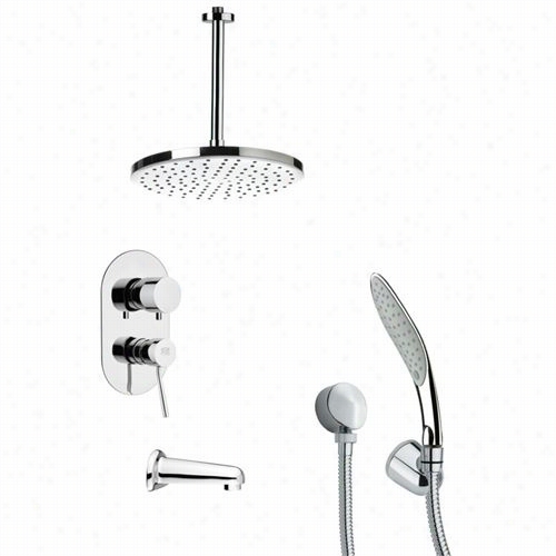 Remer By Namee,'s Tsh4051 Tyga Tub And Shower Faucet In Chrome With Single Dependent Hand Sh Ower