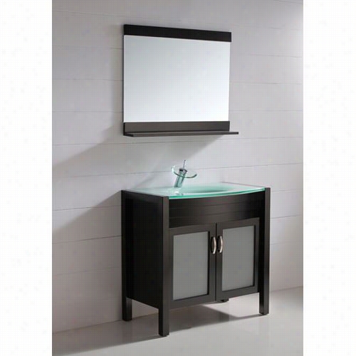 Virtu Usa Um-3071 Vina Espresso Single Sink Bathroom Vanity - Vanity Top  Inclluded
