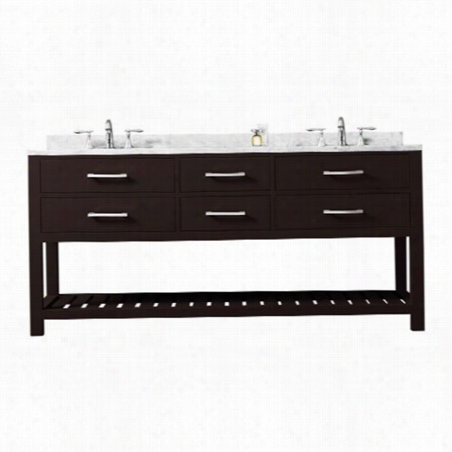 Water Creation Madalyn-72 Madalyn 72"" Double Sink Bathroom Vanity - Vanity Top Included