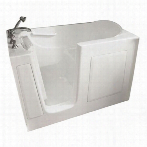 American Standard 2848.504.alw 48"" Walk-in Air Bbathtub Withhr Ight Side Seat And Quick Drain Pump