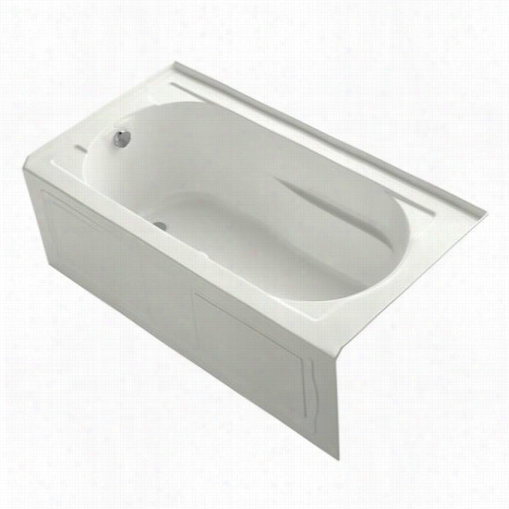 Kohler K-1357-gla Devonhsire 5' Three Wall Alcove Airpool Tub With Left Hand Drain