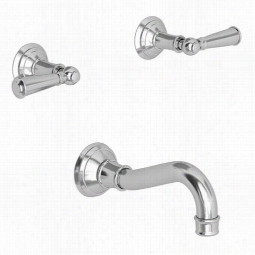 Newport Brass 3-2475  Double Handle Tub Filler With Tub Spout And  Metal Lever Handles