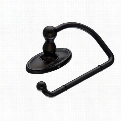 Top Knobs Ed4orbc Edwardian Bath Tissue Sickle Wtih Oval Backkplate In Oil Rubbed Bbronze