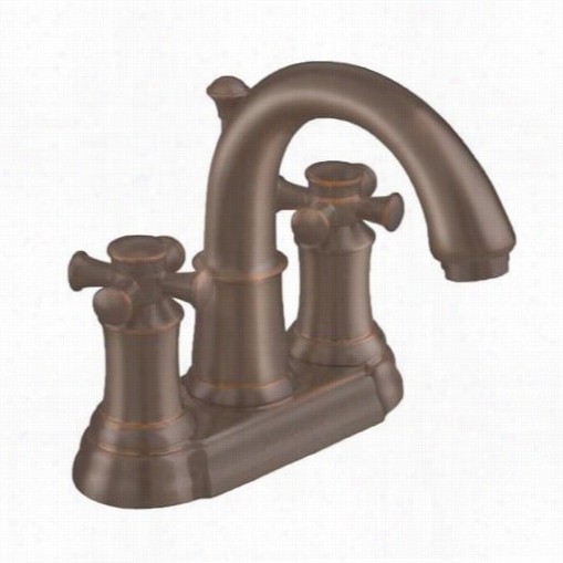 Amercian Stnadard 7420.221.224 Portsmouth 2 Cross Centerset Bathroom Faucet In Oil Rubbed Bronze