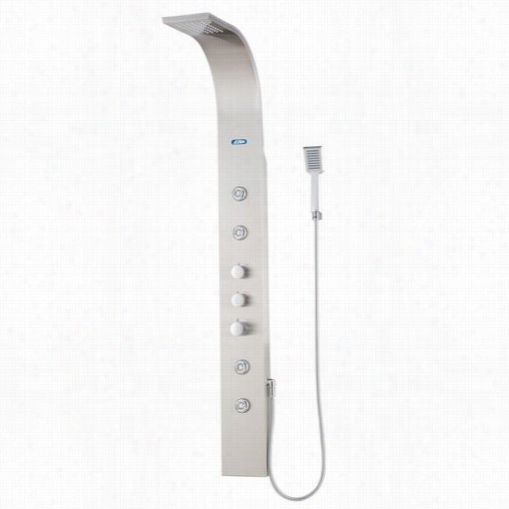 Astom Spss303 4-jet Shower System With Directional Jets In Stainless Steel
