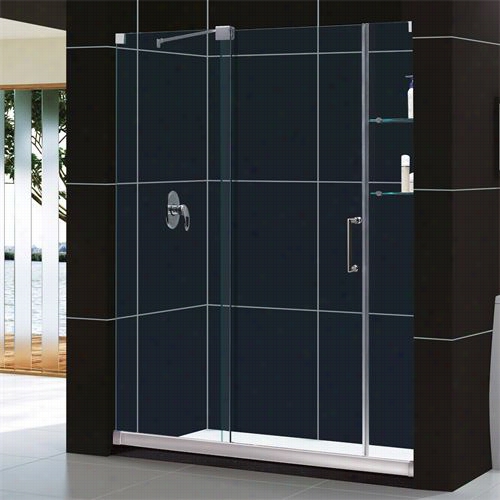 Dreamline Dl-6440r Miragr 36&suot;" X 60&qu Ot;" Right Drain Sihgle Threshold Base Shower Package