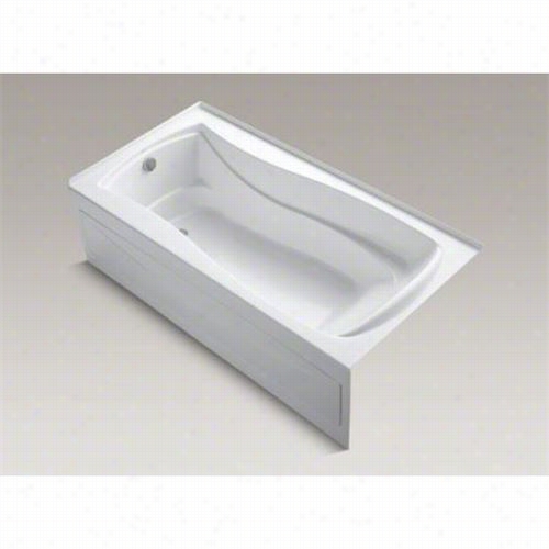 Kohler K-1257-glaw Mariposa72";" X 36"" Bubblemsasage Bath With Integral Apron, Left Hand  Drain N Bask Heated Surface