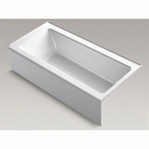 Kohler K-860-gbn Bellwether Bubblemassage 66"" X 32"" Right Hand Drain Bath With Vibrant Brushed Nickel Airjet Trim